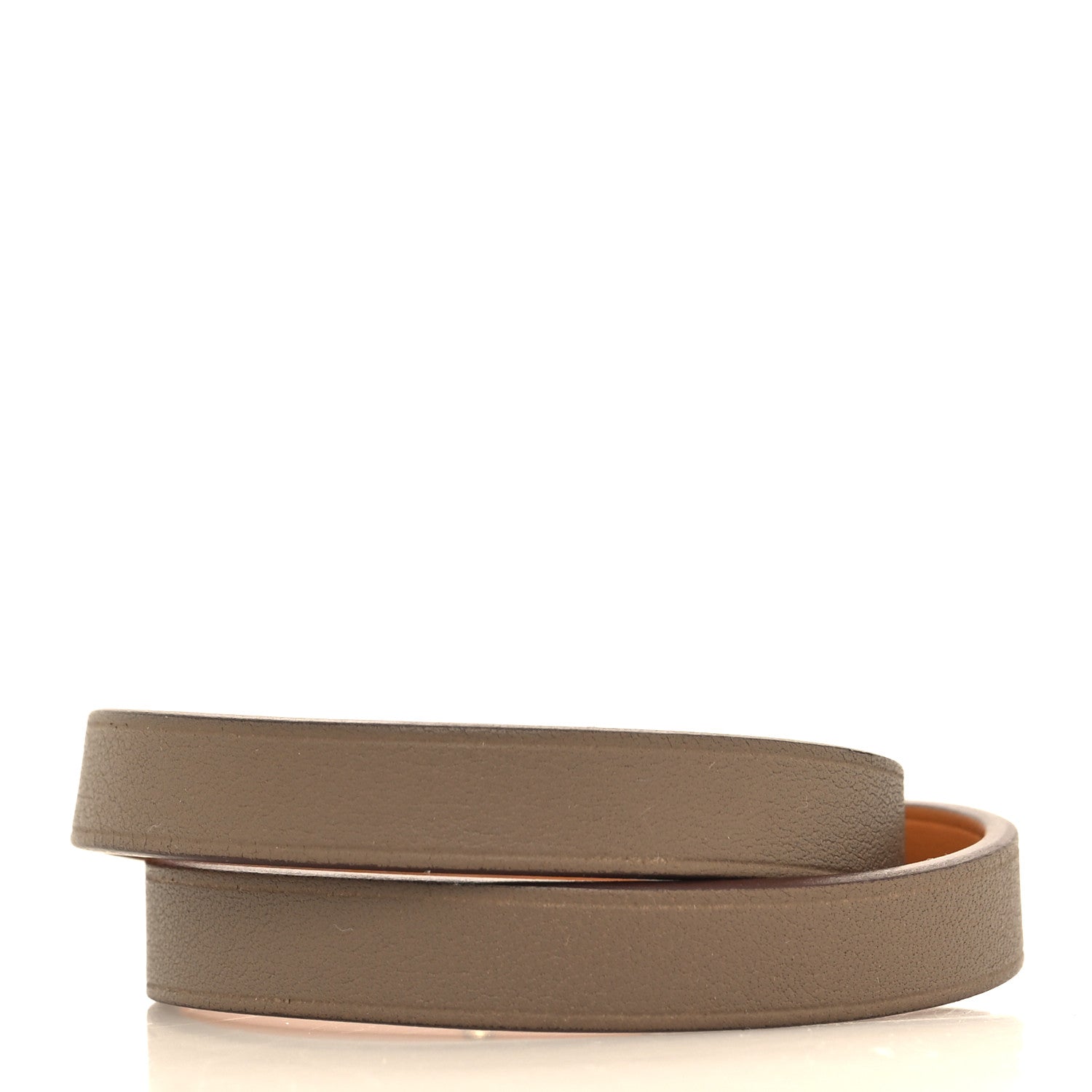 Hermes Swift Kelly Double Tour Bracelet T3 Etain 3 of 6