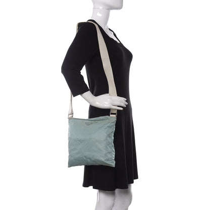 Prada Tessuto Nylon Flat Messenger Bag Giada 2 of 10