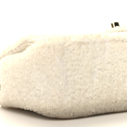 Chanel Sequin Mini Rectangular Flap White 9 of 11