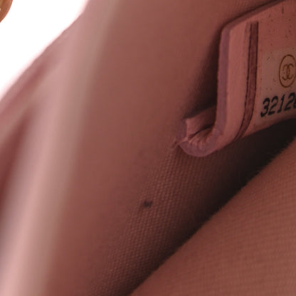 Chanel Caviar Stitched Wallet On Chain WOC Light Pink 8 of 12