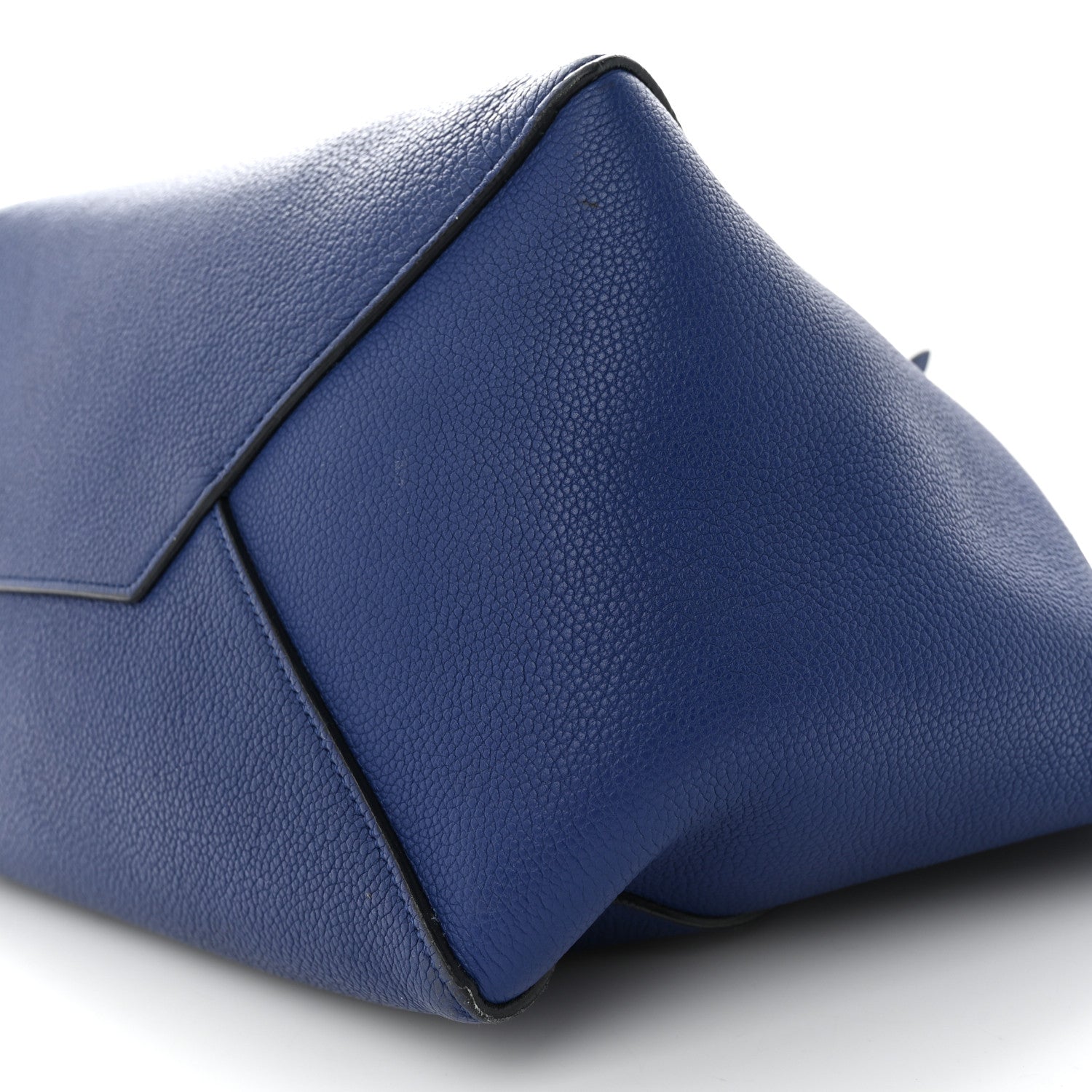 Celine Soft Grained Calfskin Small Belt Cabas Phantom Deep Blue 9 of 16