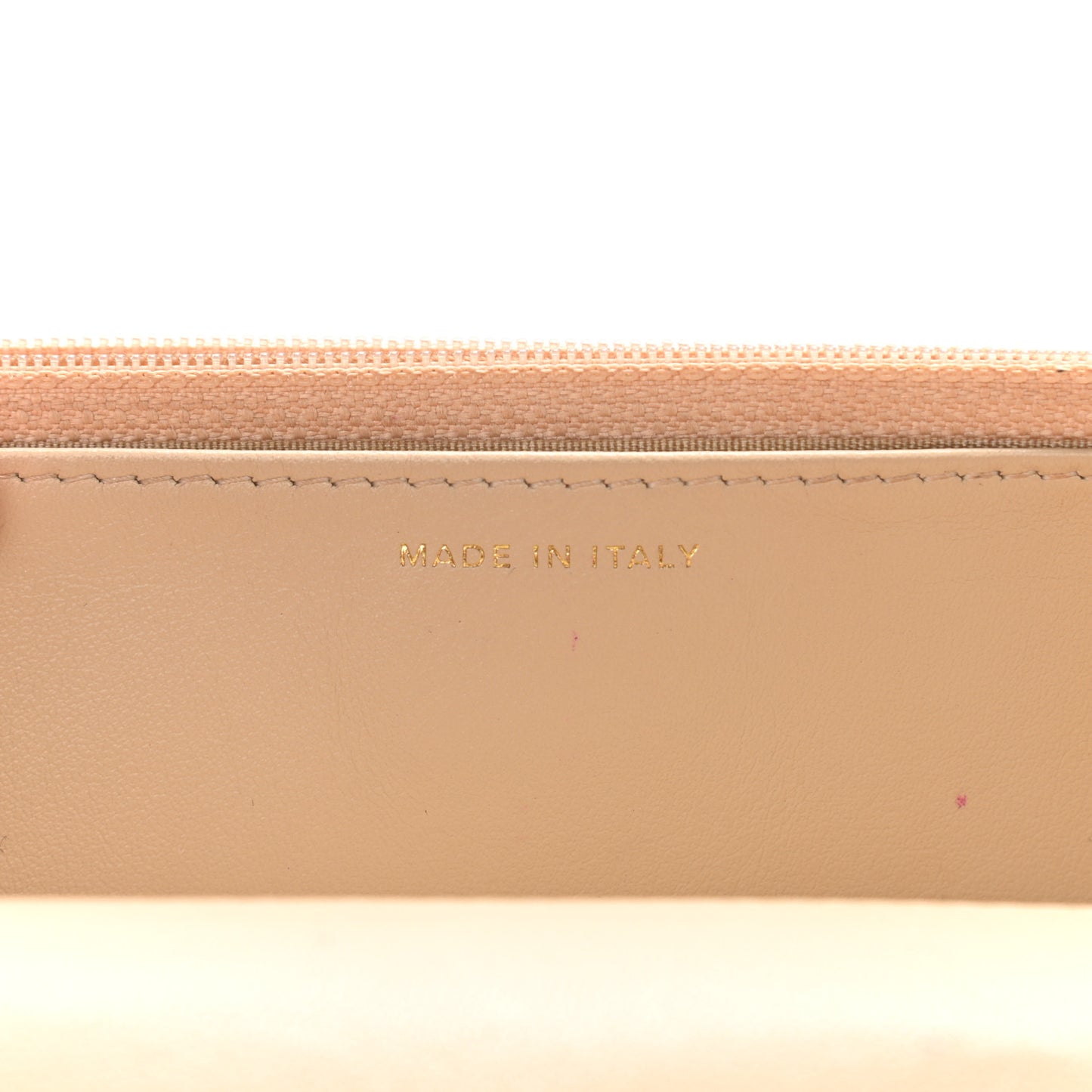 Lambskin Quilted Chanel 19 Wallet On Chain WOC Beige