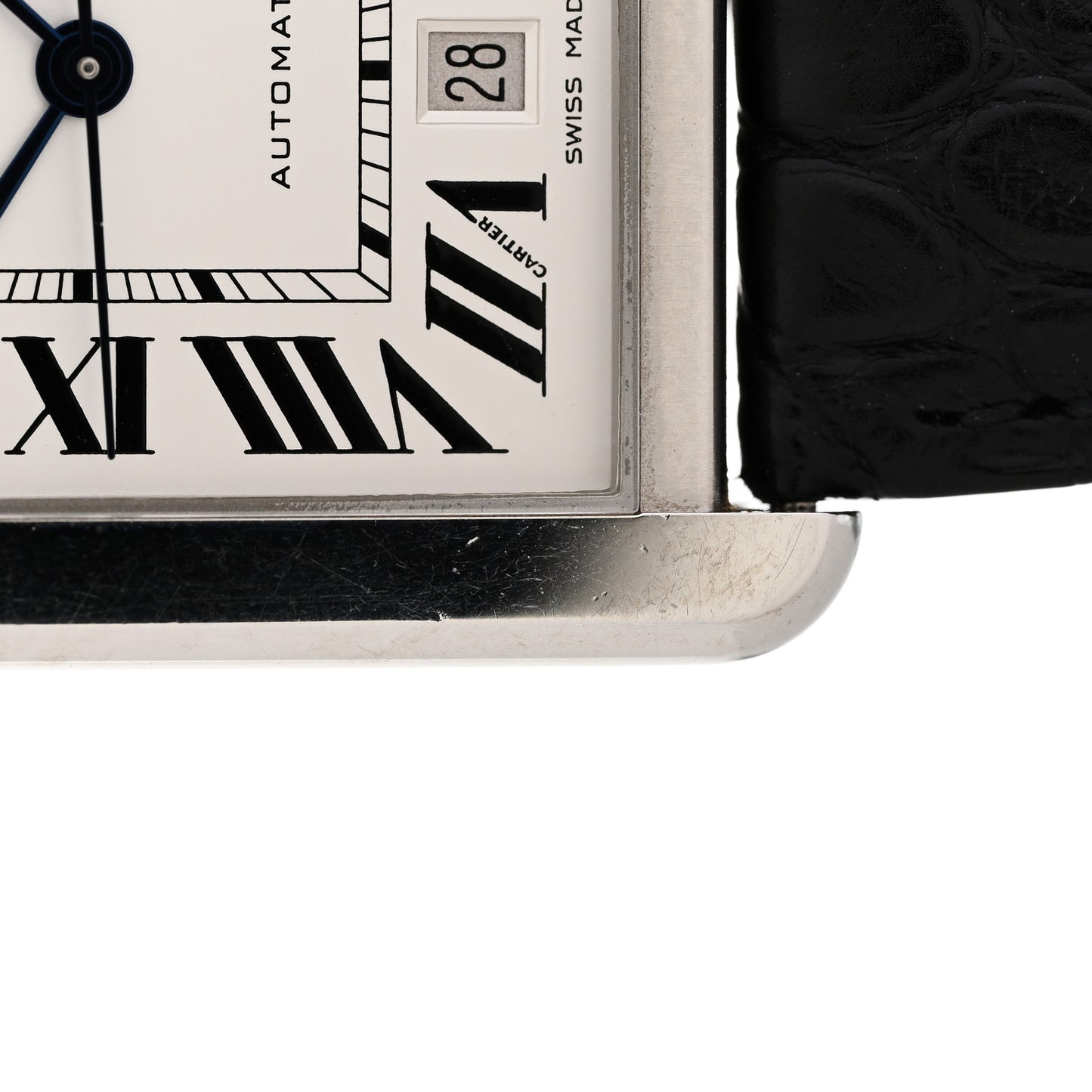 Stainless Steel Alligator 31mm Tank Solo Automatic Watch