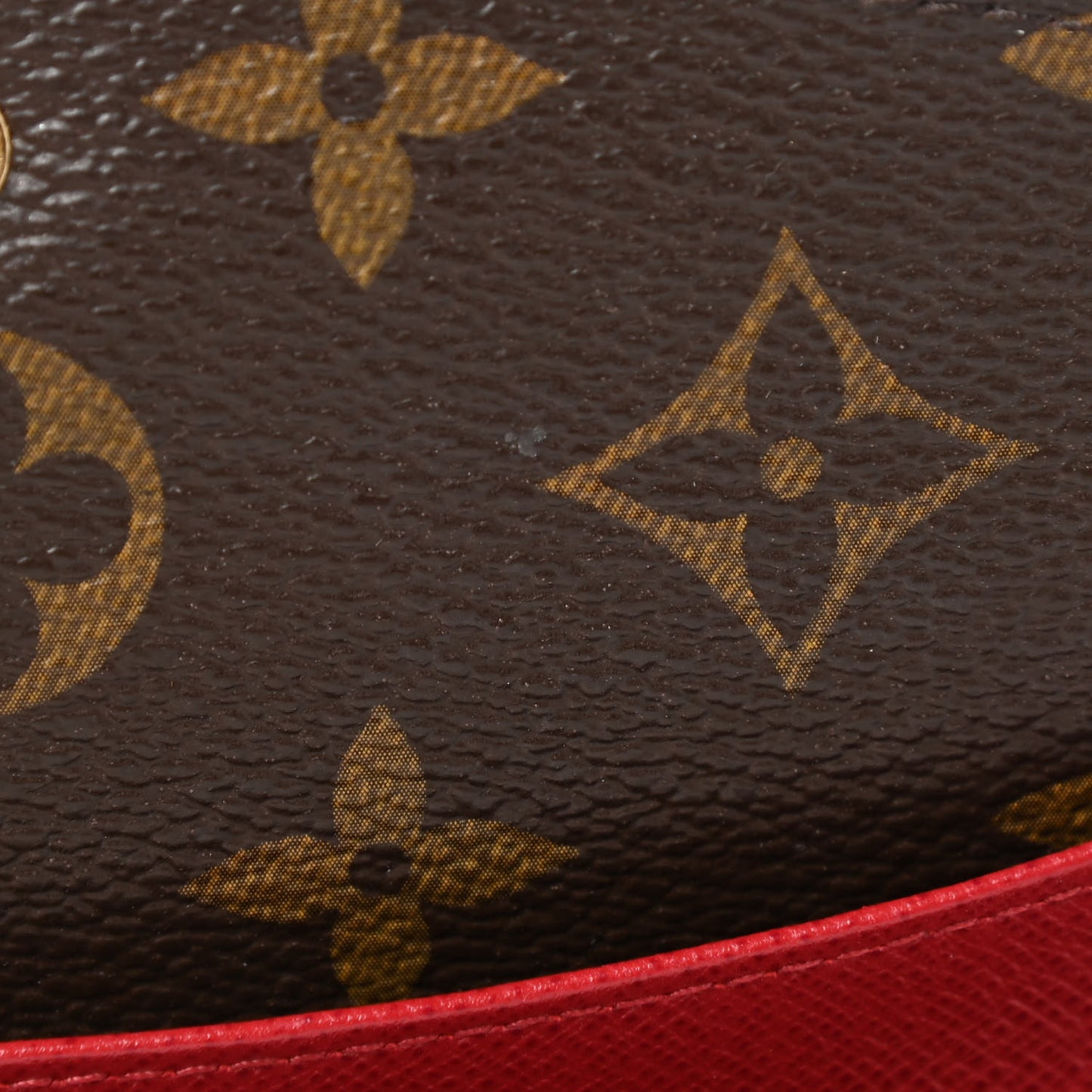 Monogram Emilie Wallet Rouge