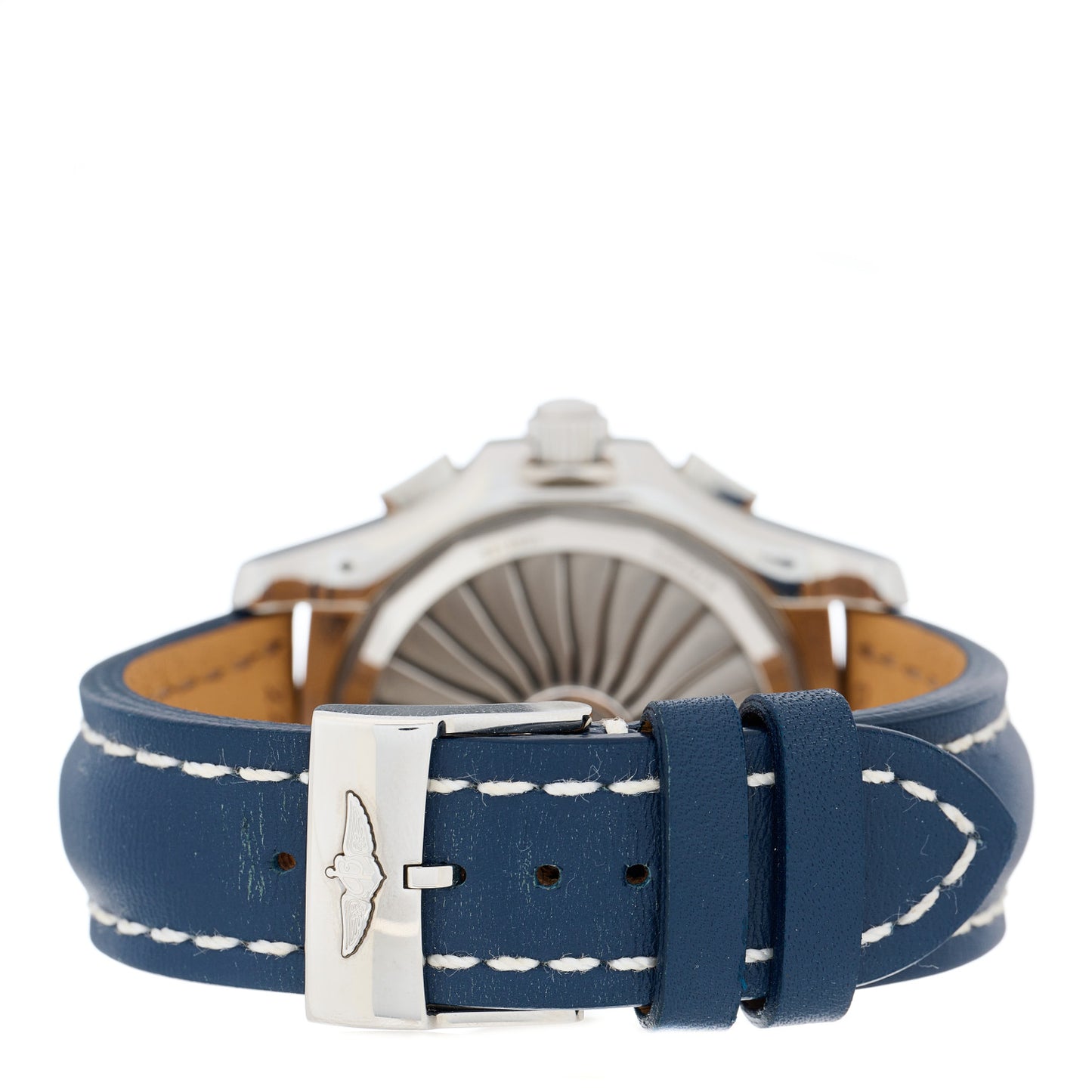 Stainless Steel Calfskin 43.5mm Airwolf Raven Digital Quartz Watch Blue A7836315/C711