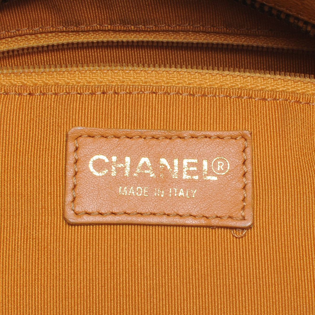 Caviar Quilted Petit Timeless Shopping Tote PTT Ochre