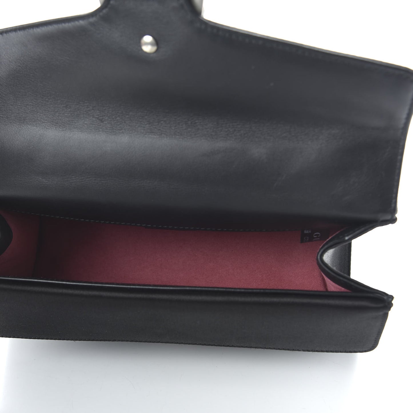 Satin Silk Crystal Small Dionysus Shoulder Bag Black Black Diamond