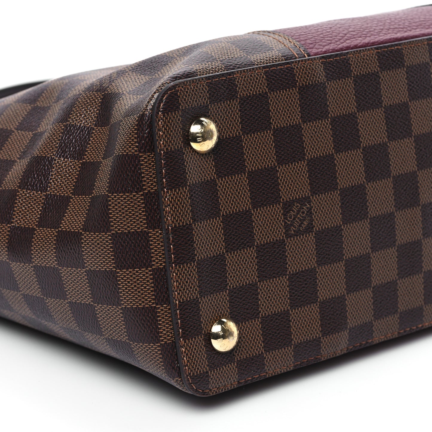 Damier Ebene Taurillon Jersey Bordeaux