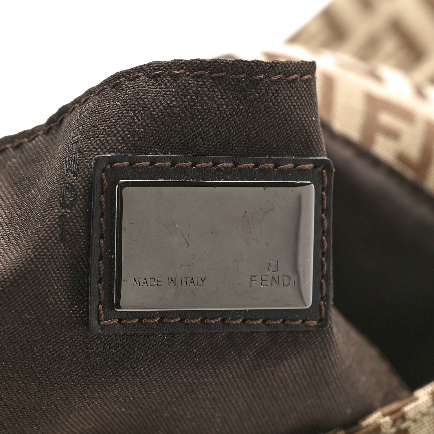 Fendi Zucchino Baguette Tobacco 6 of 10