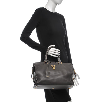 Saint Laurent Calfskin Medium Classic Y Cabas Grey 2 of 7
