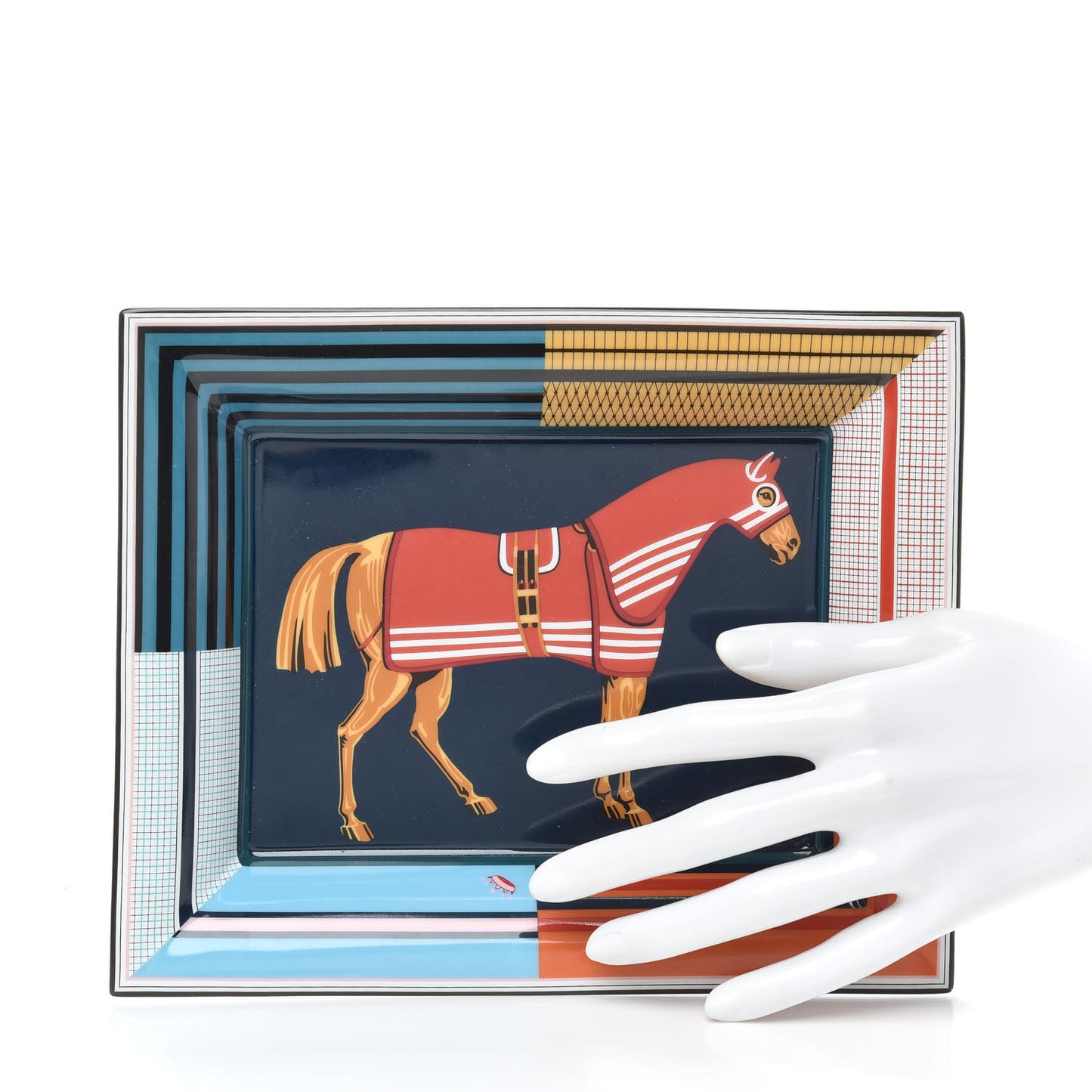 Porcelain Rocabar A Cheval Change Tray