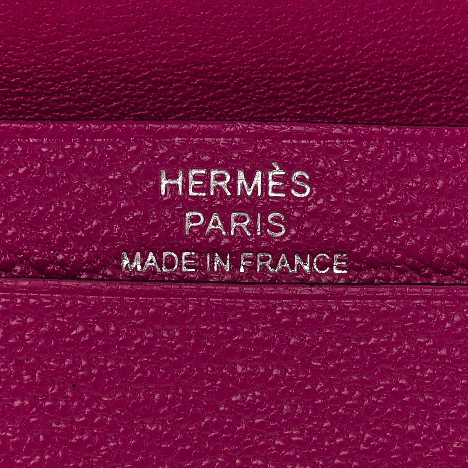 Hermes Chevre Mysore Mini Bearn Wallet Rose Pourpre 6 of 8