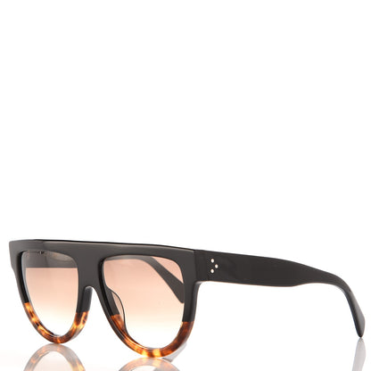 Celine Shadow Sunglasses CL 41026/S Black Havana 1 of 7