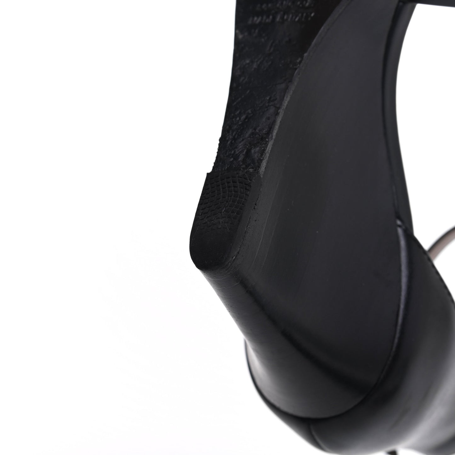 Calfskin Legend Wedge Sandals 38 Black