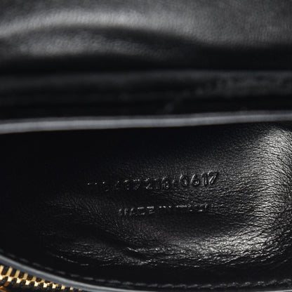 Saint Laurent Velvet Y Quilted Monogram Small Loulou Chain Satchel Black 7 of 9