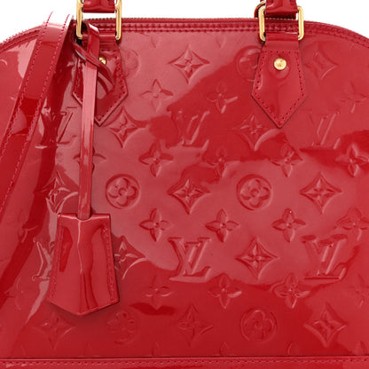 Louis Vuitton Vernis Alma PM Pomme D'Amour 8 of 11