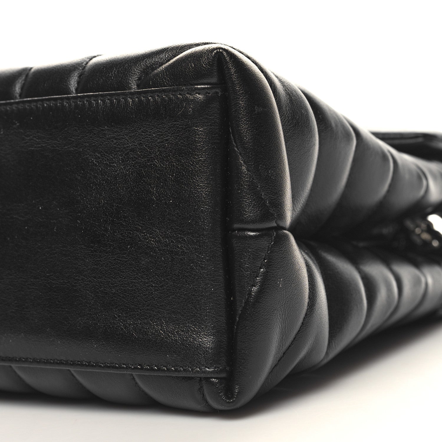 Saint Laurent Calfskin Y Quilted Monogram Medium Loulou Chain Satchel Black 11 of 11