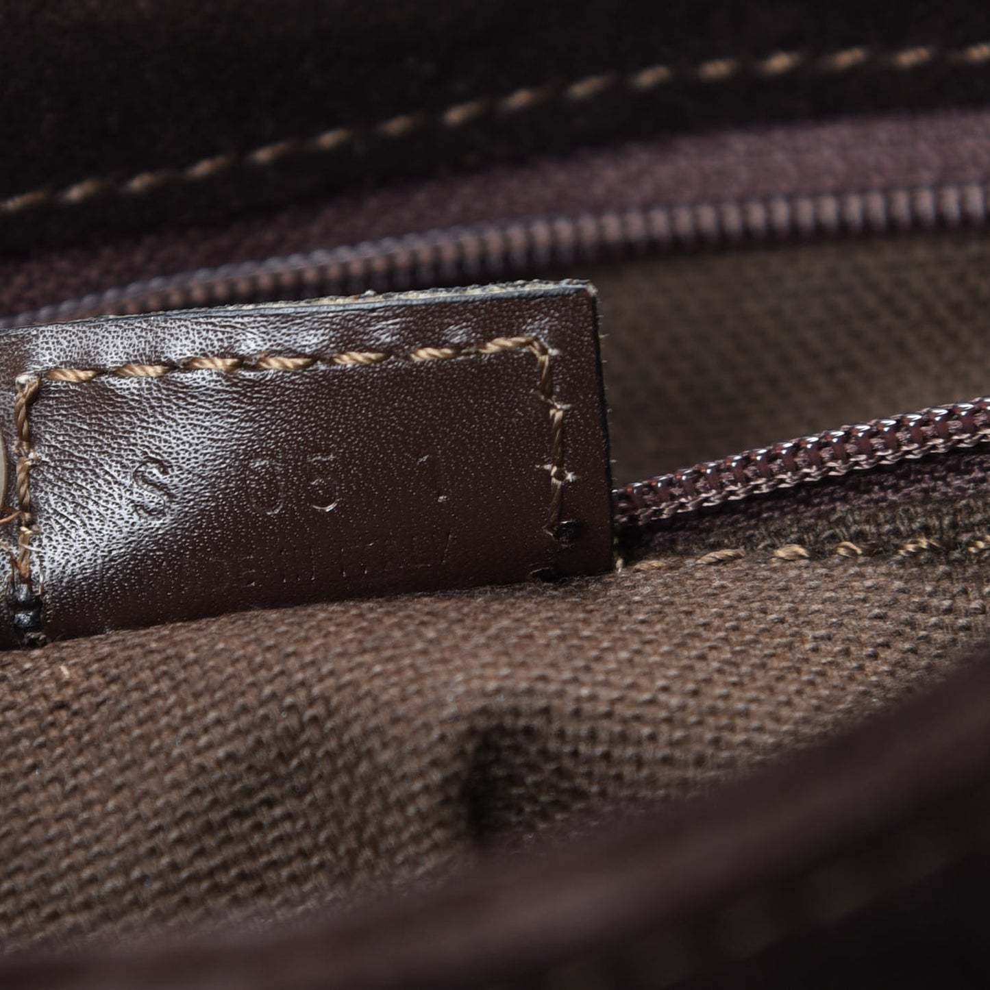 Suede Tote Brown