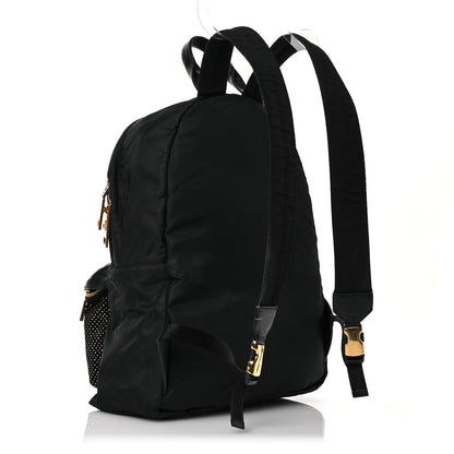 Versace Nylon Goatskin Studded Palazzo Medusa Backpack Black 3 of 21