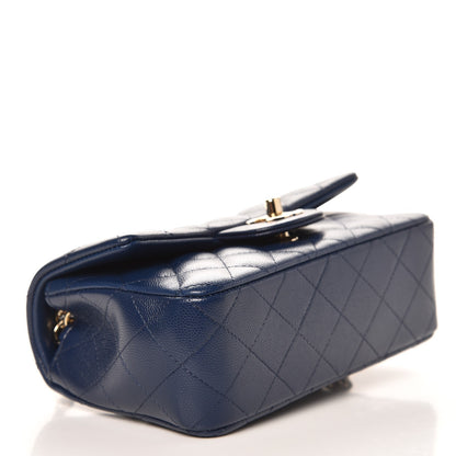 Chanel Caviar Quilted Mini Rectangular Flap Navy 4 of 7