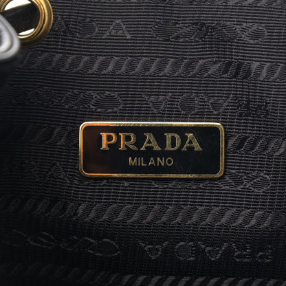 Prada Canvas Drawstring Bucket Black 6 of 11