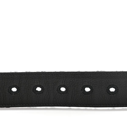 Christian Dior Oblique 35mm Belt 90 36 Beige Black 6 of 7