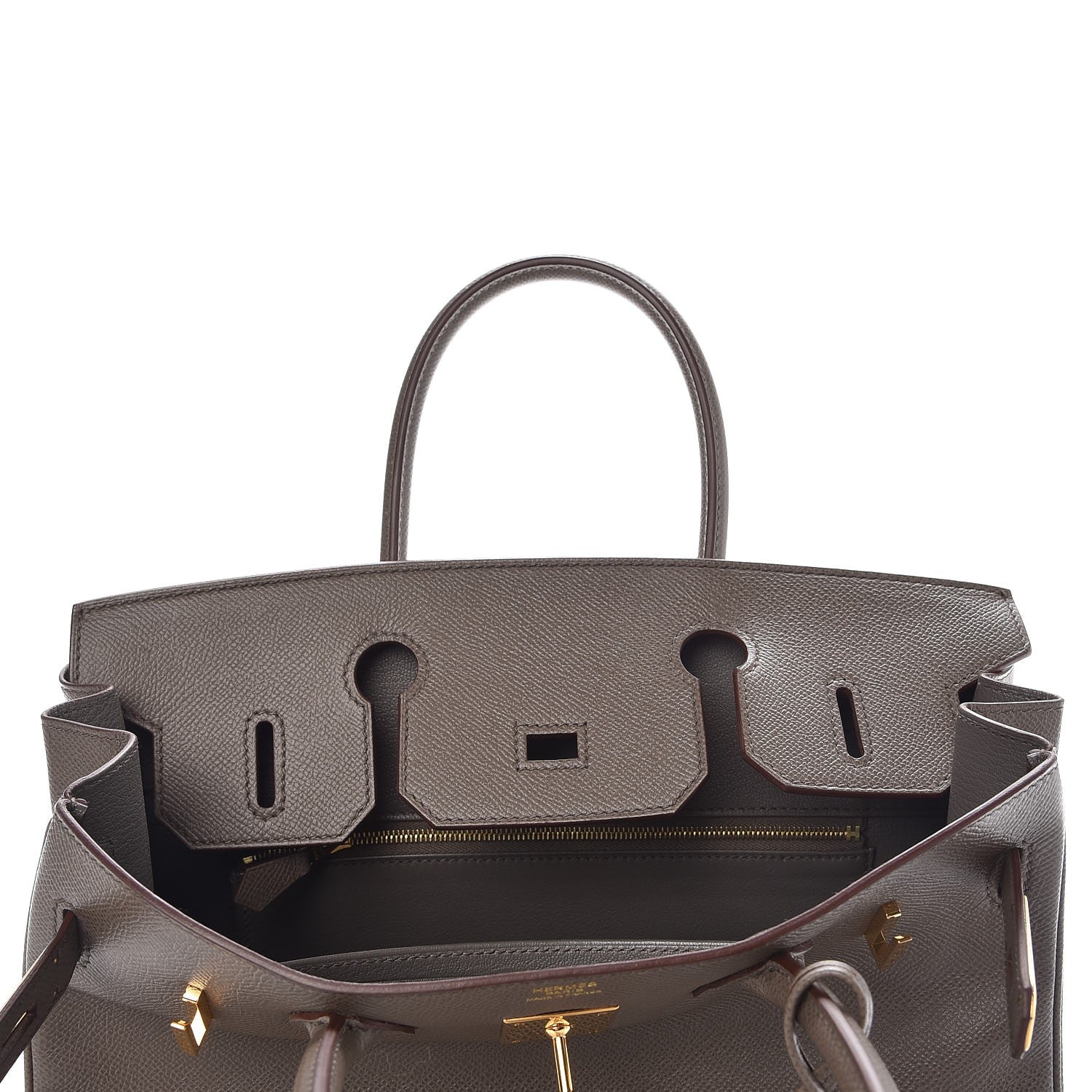 Hermes Epsom Birkin 30 Etain 7 of 29