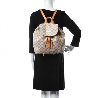 Louis Vuitton Damier Azur Sperone Backpack 2 of 11