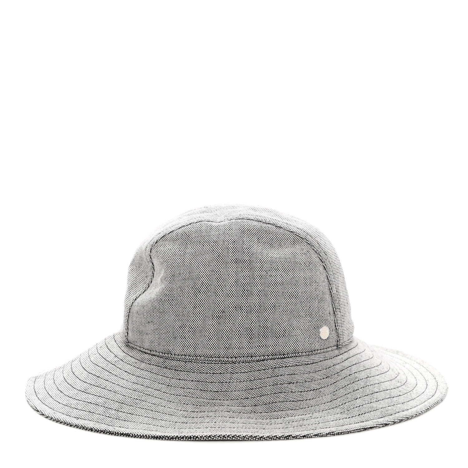 Hermes Linen Cotton Colette Bucket Hat 57 Black 5 of 9