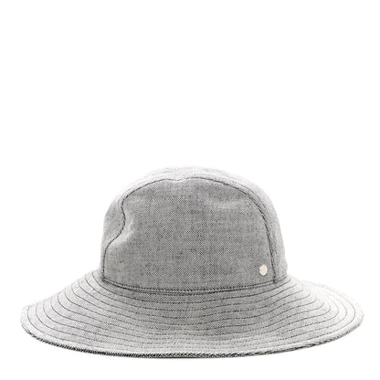 Hermes Linen Cotton Colette Bucket Hat 57 Black 5 of 9