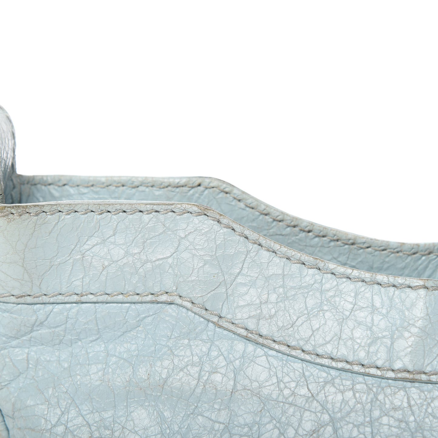 Agneau Giant 12 Silver Hardware Hip Bleu Dragee