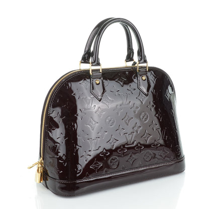 Louis Vuitton Vernis Alma PM Amarante 3 of 8