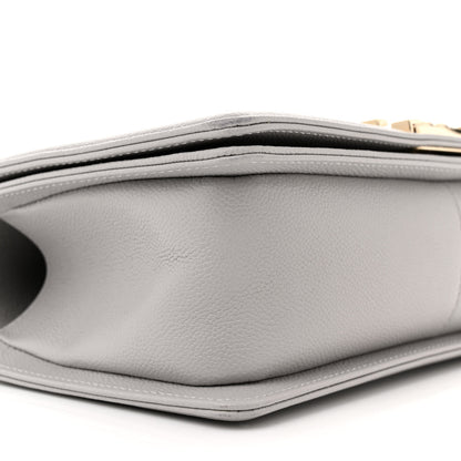 Chanel Caviar Quilted Medium Boy Flap Grey 9 of 11