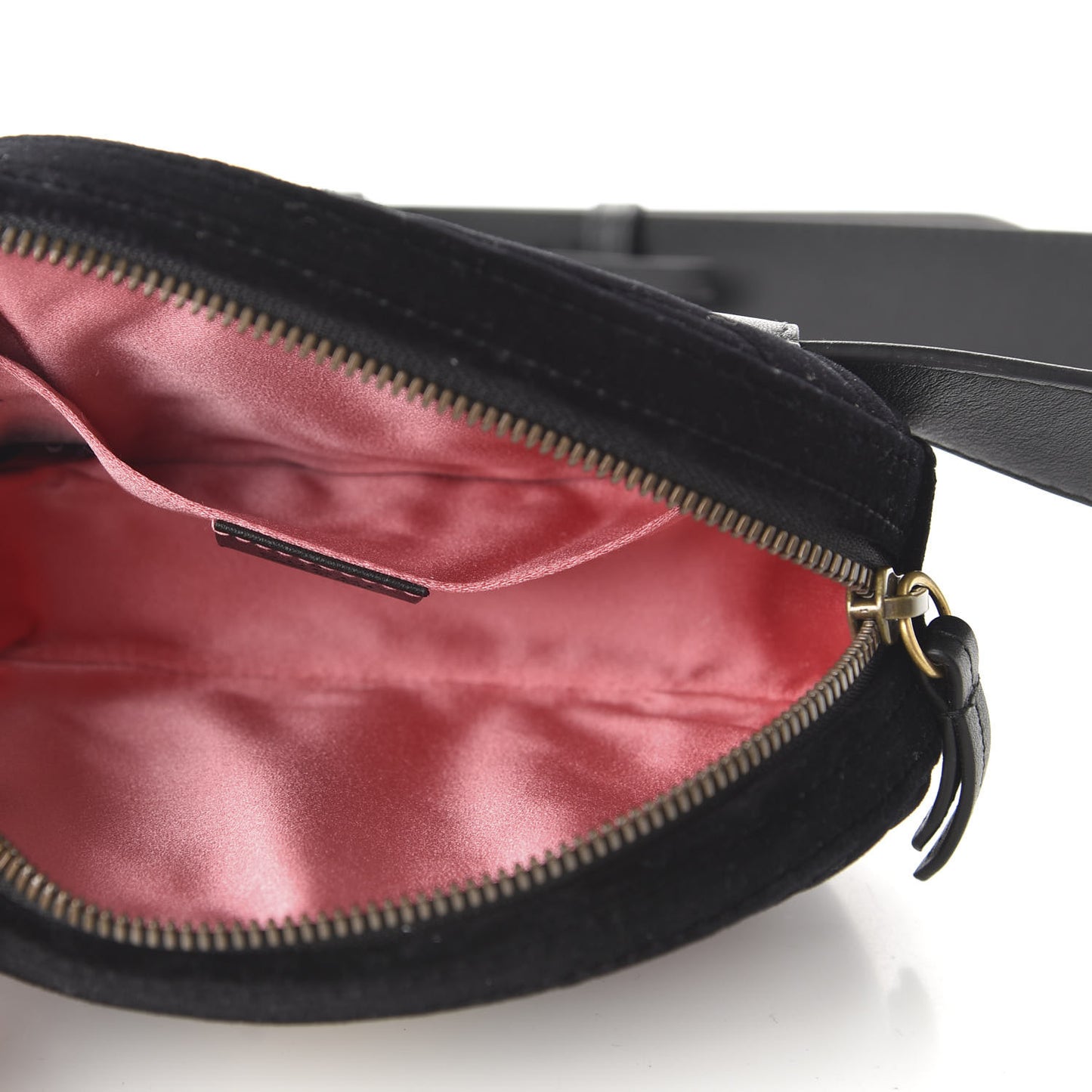 Velvet Matelasse Crystal Star GG Marmont Belt Bag 85 34 Black