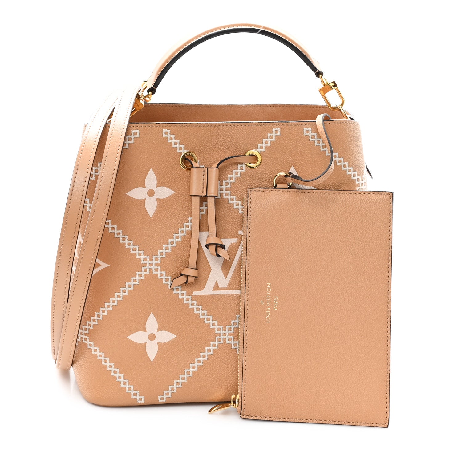 Louis Vuitton Empreinte Monogram Giant Broderies Neonoe MM Arizona 3 of 12