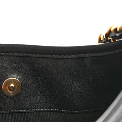 Chanel Calfskin Quilted Hobo Black 11 of 12