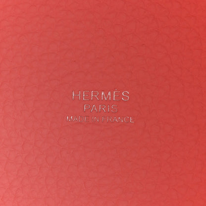 Hermes Taurillon Clemence Picotin Lock 18 PM Rose Sakura 6 of 11