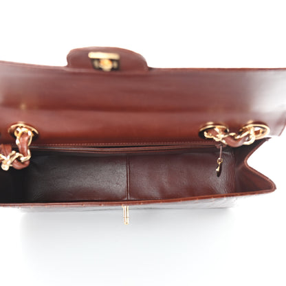 Chanel Alligator Jumbo Single Flap Dark Brown 5 of 9
