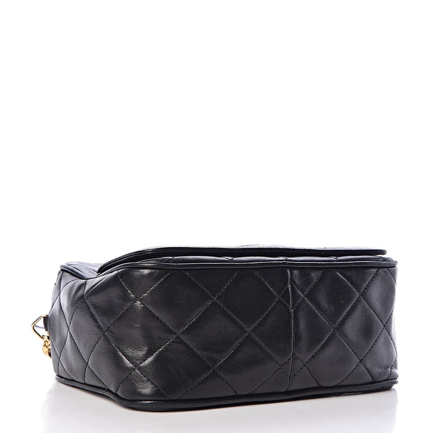 Chanel Lambskin Quilted Tassel Camera Case Black 4 of 10