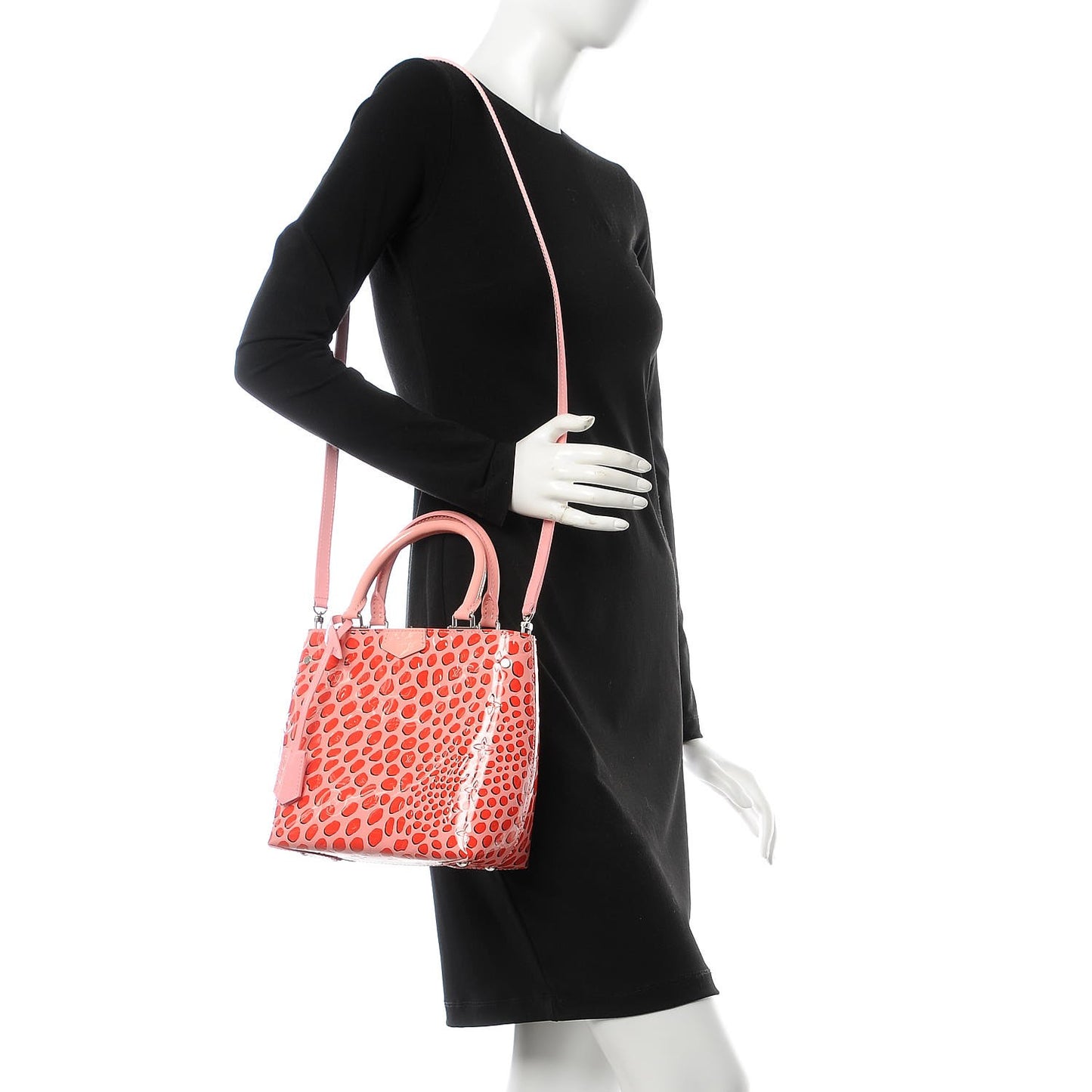 Vernis Jungle Dots Open Tote Sugar Pink Poppy