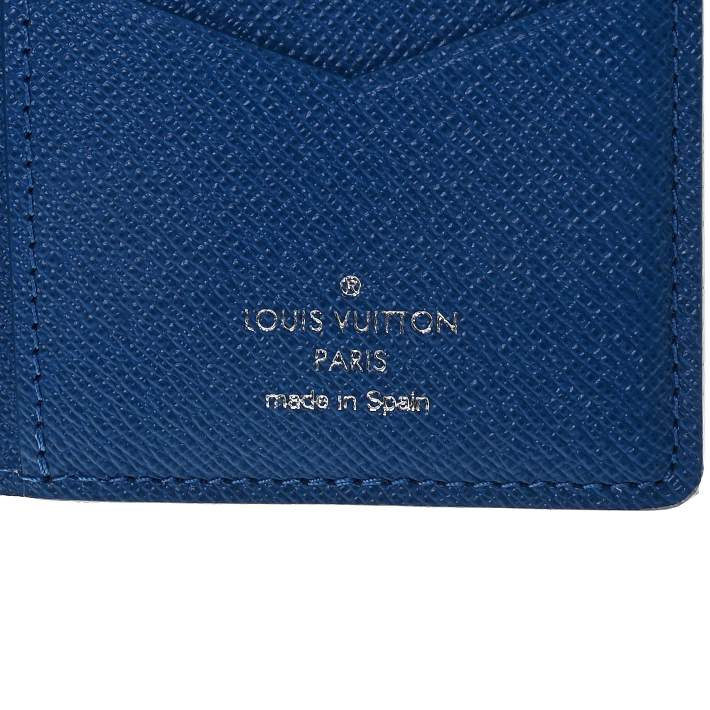Monogram Watercolor Pocket Organizer NM Multicolor