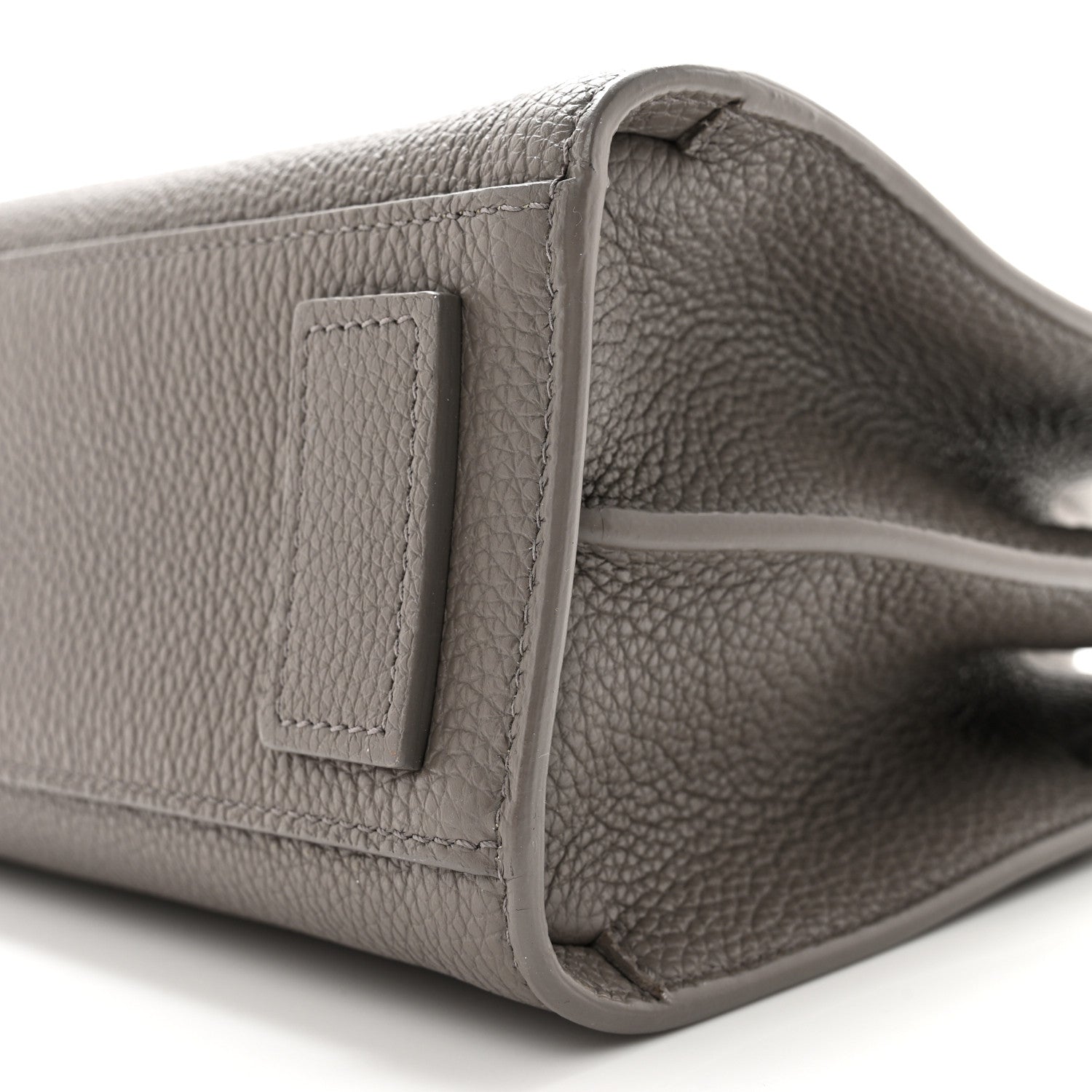 Saint Laurent Grained Calfskin Nano Supple Sac De Jour Fog 10 of 12