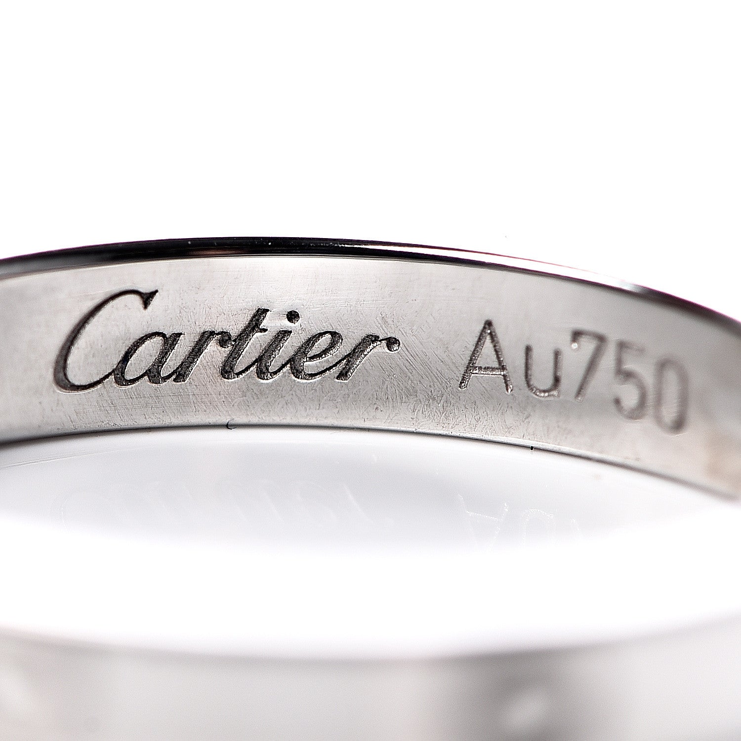 Cartier 18K White Gold Diamond Ceramic LOVE Ring Set 51 5.75 5 of 7