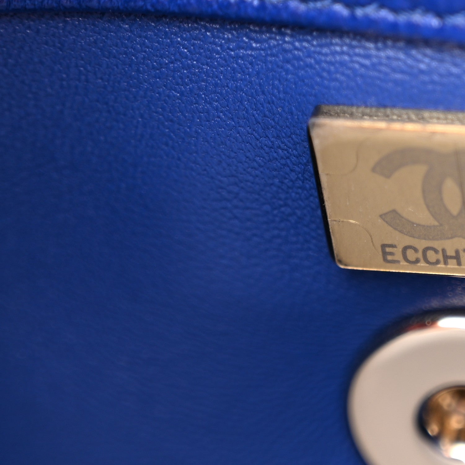 Chanel Caviar Quilted Mini Coco Handle Flap Blue 7 of 10