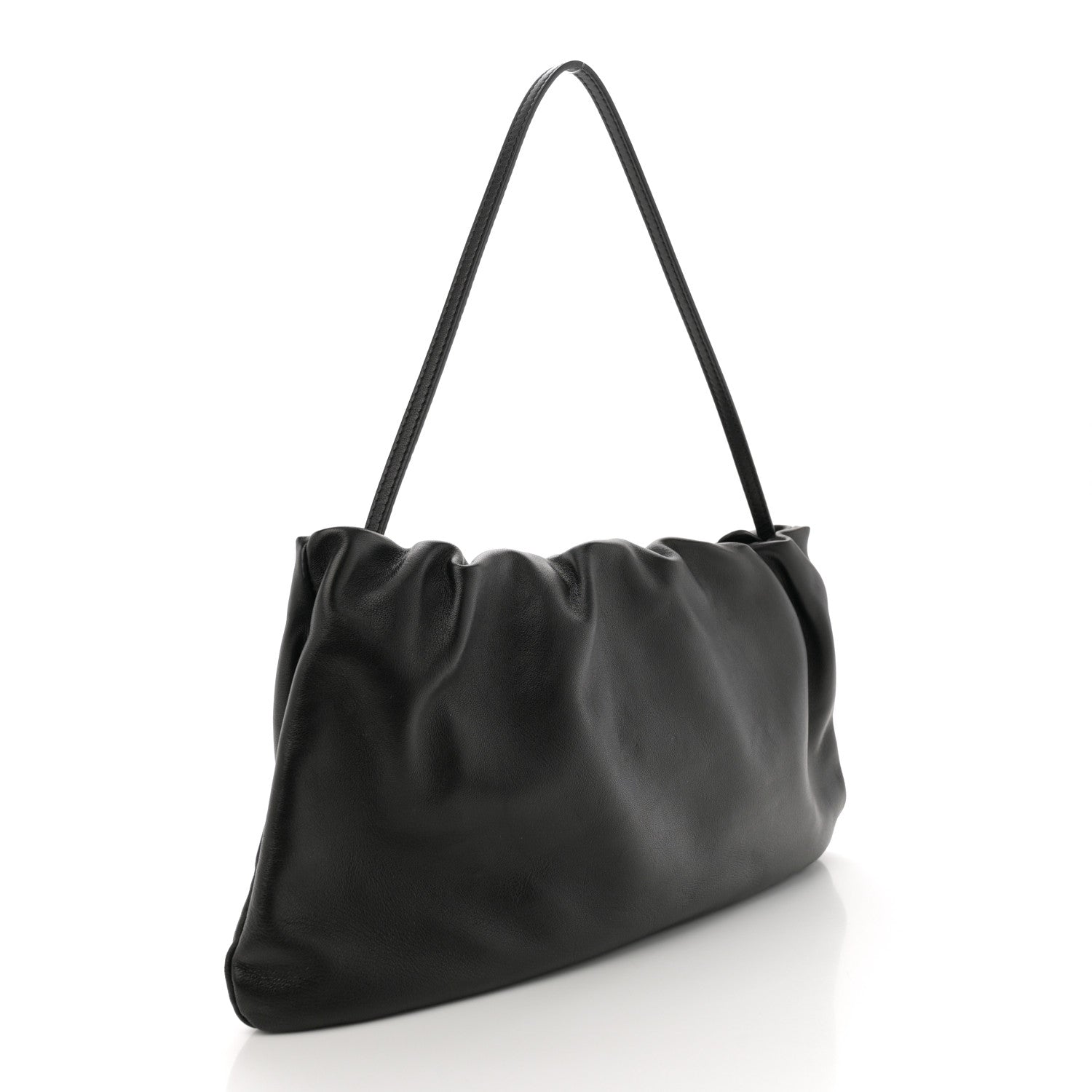 The Row Goatskin XL Bourse Bag Black 3 of 9