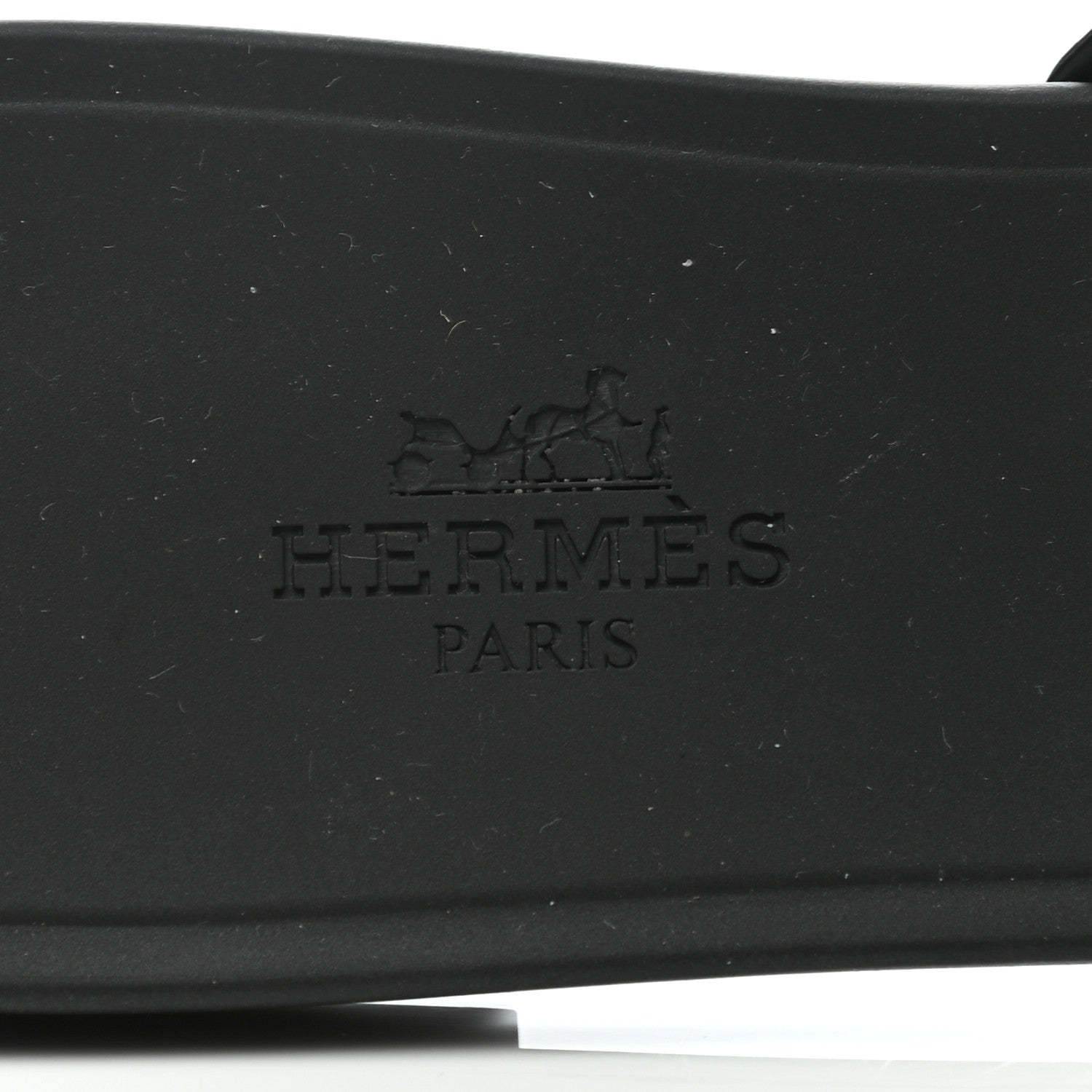 Hermes Rubber Chaine d'Ancre Nude Sandals 39 Black 7 of 8