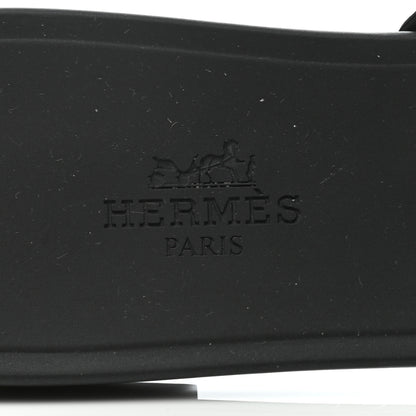 Hermes Rubber Chaine d'Ancre Nude Sandals 39 Black 7 of 8