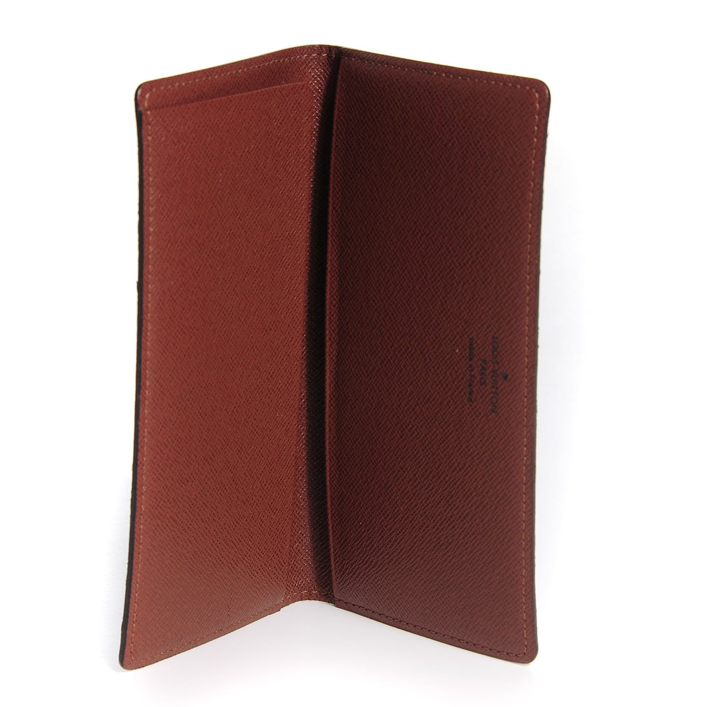 Monogram Simple Checkbook Holder Wallet