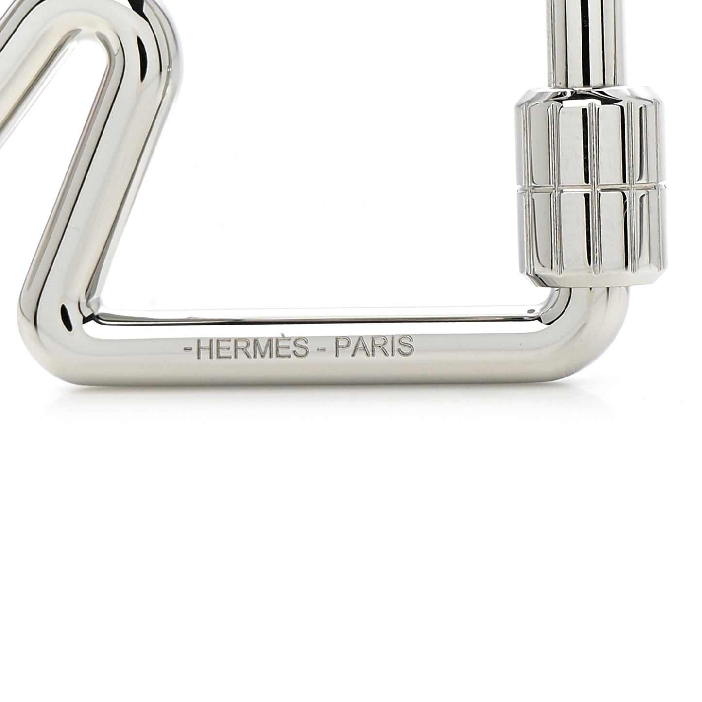 Palladium Cheval Key Ring