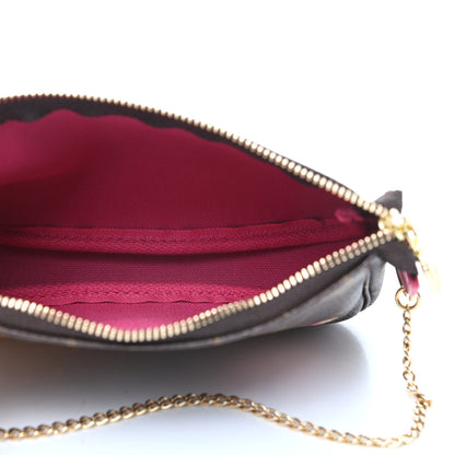 Louis Vuitton Monogram 2020 Christmas Animation Roller Coaster Mini Pochette Accessories Pivoine 5 of 10